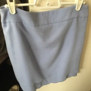 Barely used blue loft skirt. Size 4p